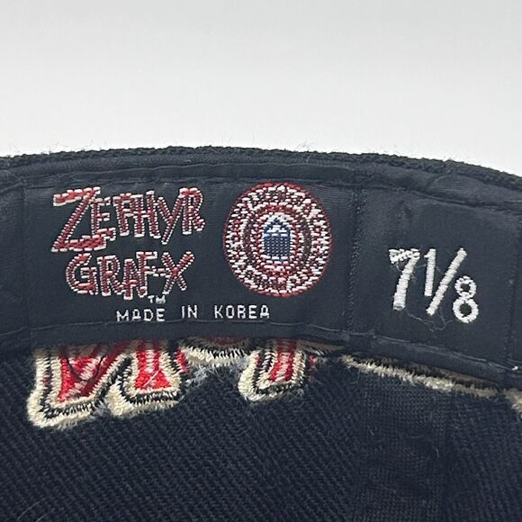Vintage Nebraska Cornhuskers Hat Baseball Cap Fitted 7 1/8 Huskers Zephyr Blue - Picture 8 of 9